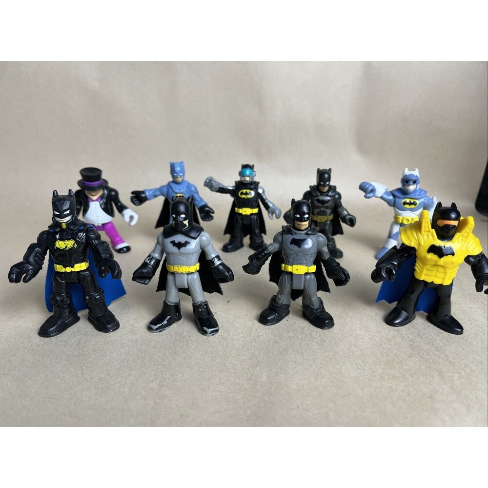 Fisher-Price DC Comics Imaginext Batman Figures Different Lot Of 9